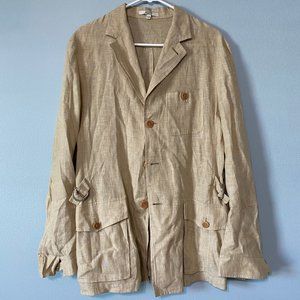 ☆*:.｡.Gianfranco Ferre 100% Linen Blazer.｡.:*☆